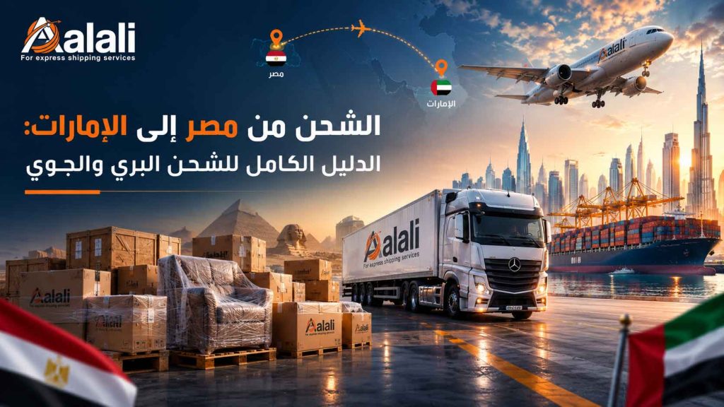 الشحن من مصر إلى الإمارات