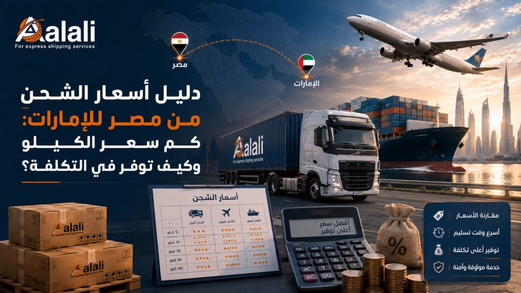 أفضل شركة شحن من مصر للخليج دليل أسعار الشحن للإمارات وكم سعر الكيلو