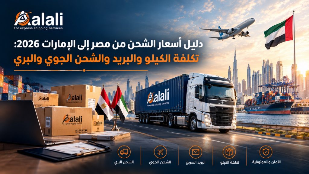 سعر كيلو الشحن من مصر للامارات وجدول أوزان الكراتين والطرود