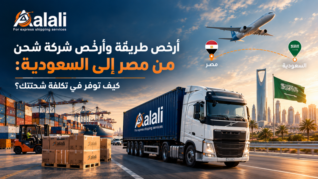 أرخص شركة شحن من مصر إلى السعودية وطرق الشحن البري الاقتصادي عبر شركة طريق العلي